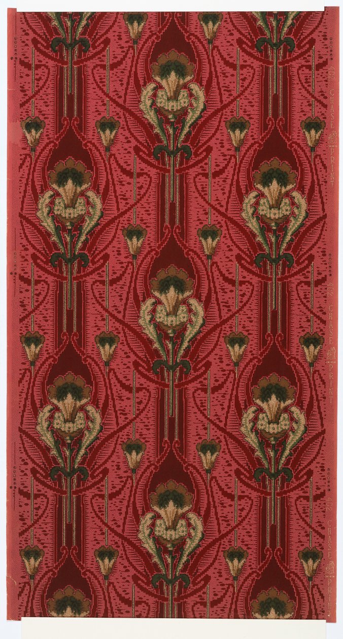 Zijwand door Lewis Chase Wall Paper Company