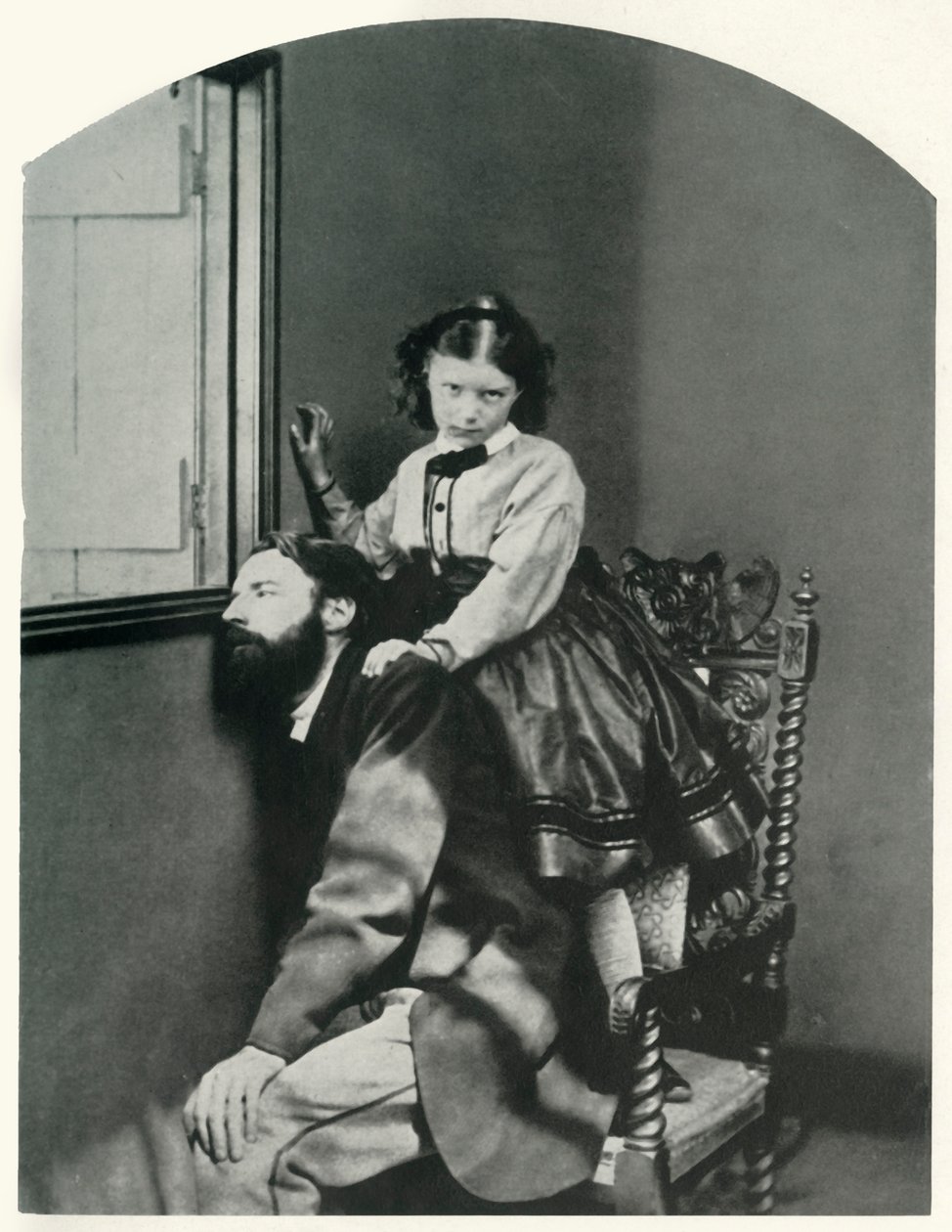 Bij het raam, ca. 1860s, 1948 door Lewis Carroll