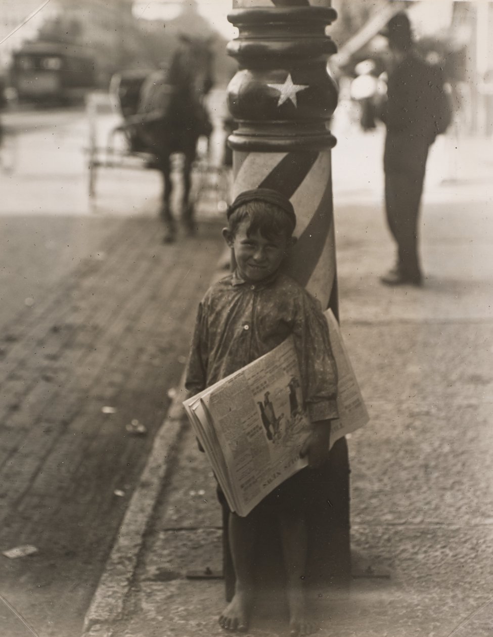 Een kleine scheerder, Indianapolis door Lewis Wickes Hine