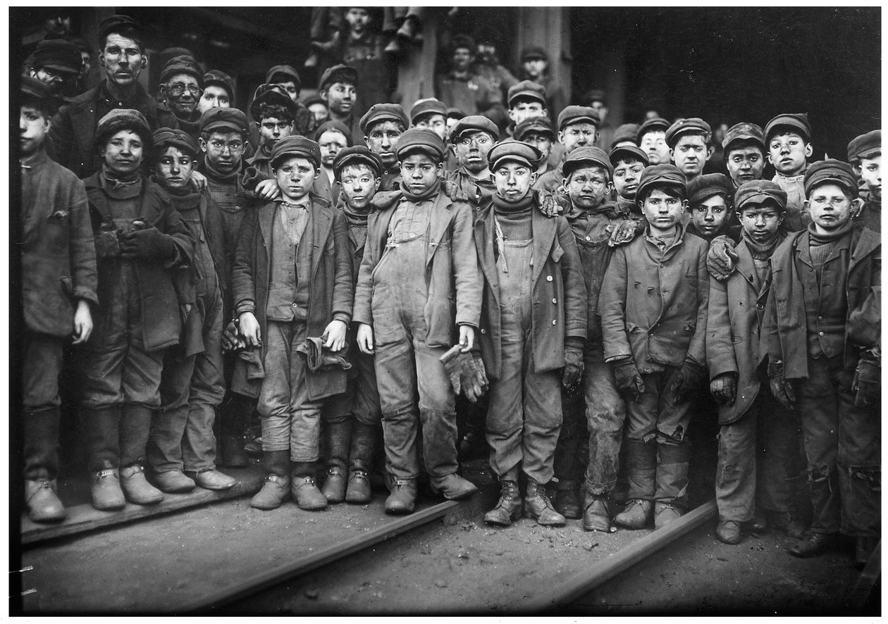 Breaker Boys Pittston PA ca. 1911 door Lewis Wickes Hine