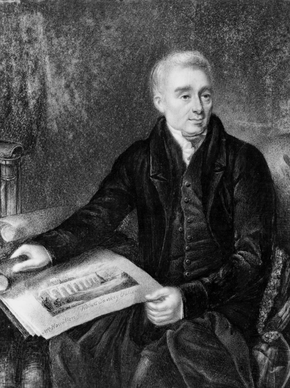 George Stephenson, spoorwegingenieur door Unbekannt Unbekannt