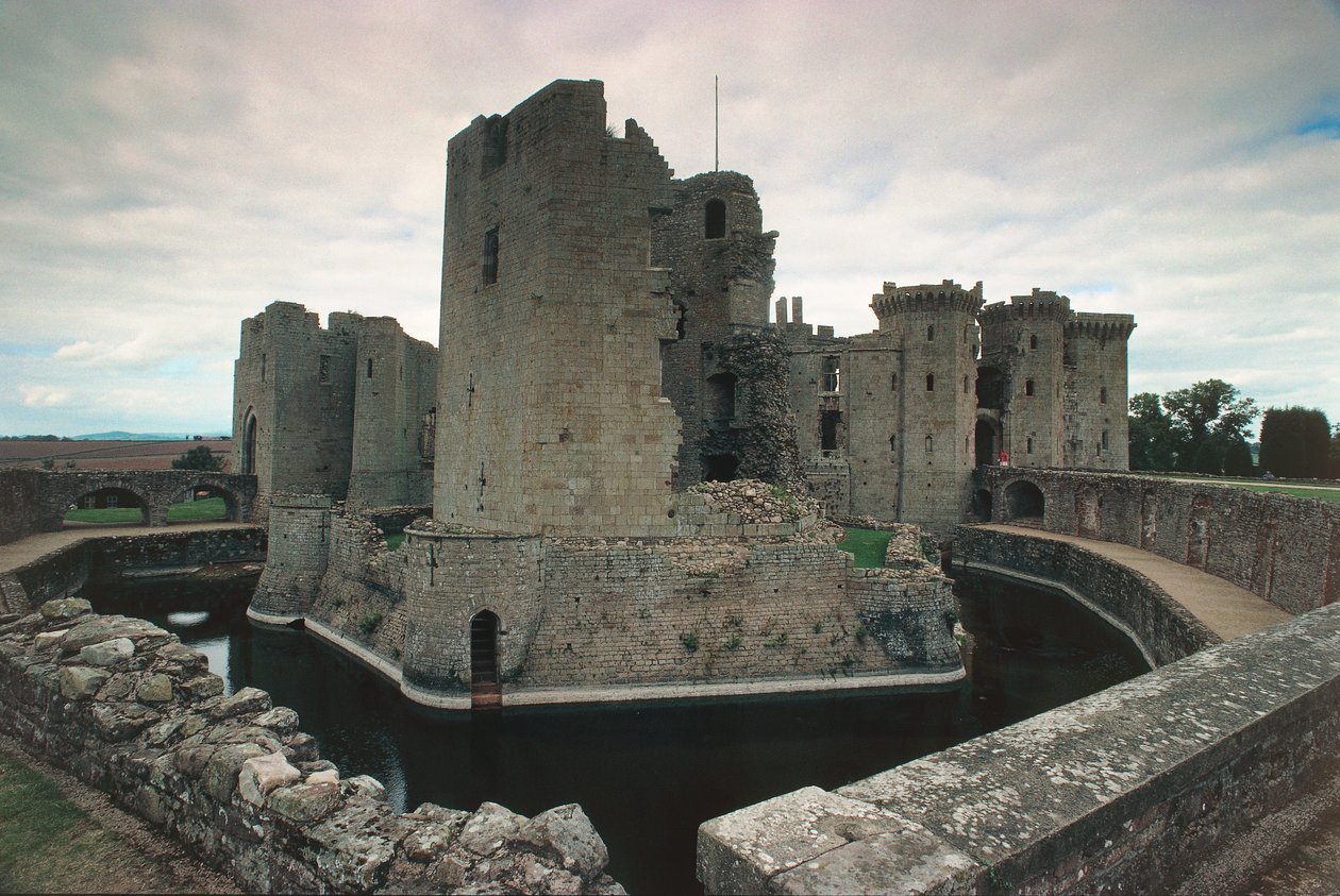 Raglan Castle, Monmouthshire, Zuid-Wales, VK door Unbekannt Unbekannt