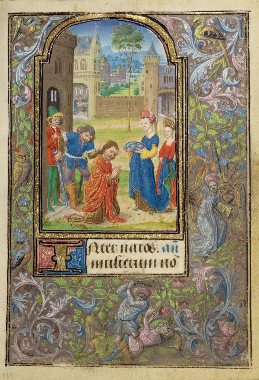 De Onthoofding van Johannes de Doper door Lieven van Lathem