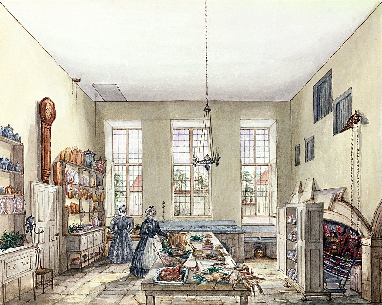 De Keuken in Aynhoe, 3 februari 1847 door Lili Cartwright
