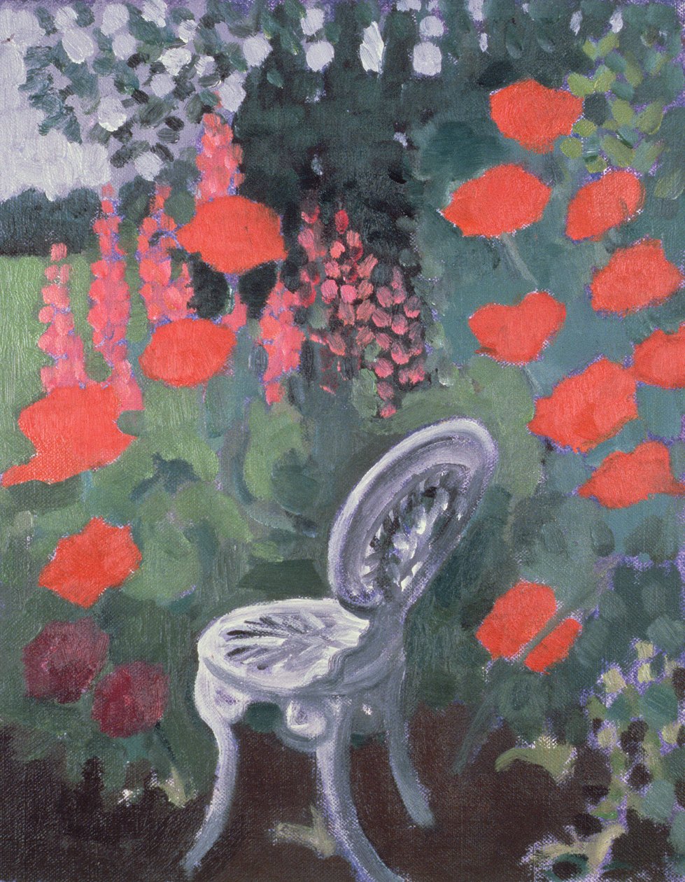 Tuinstoel door Lillian Delevoryas