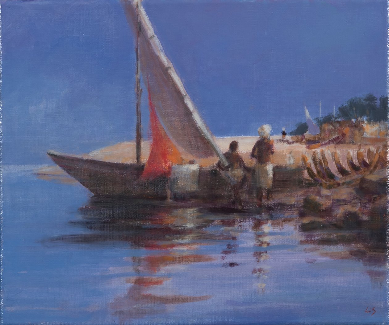 Bootwerf, Kilifi, 2012 door Lincoln Seligman