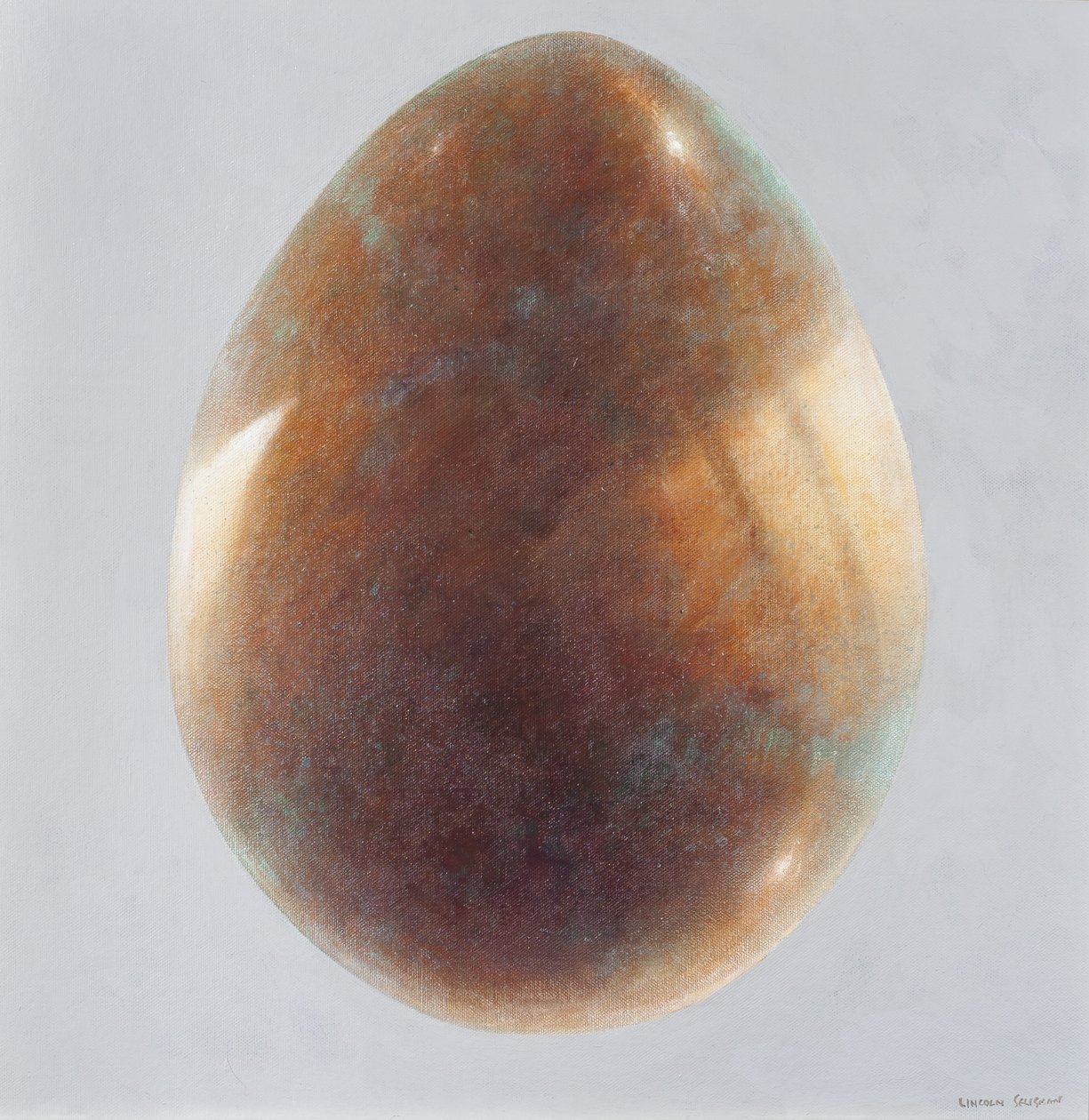 Bronzen Ei, 2014 door Lincoln Seligman