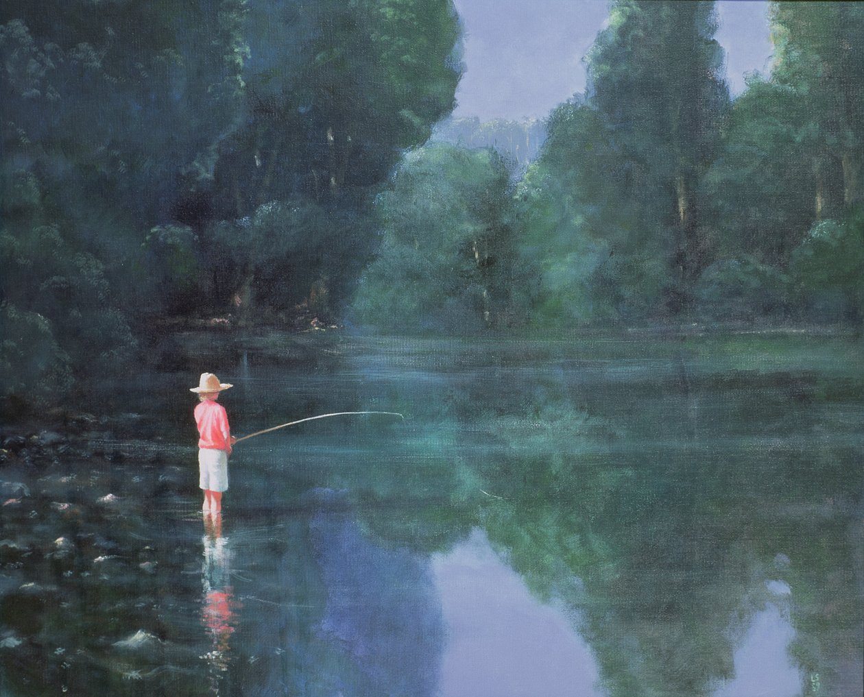 Kind Vissen, 1989 door Lincoln Seligman