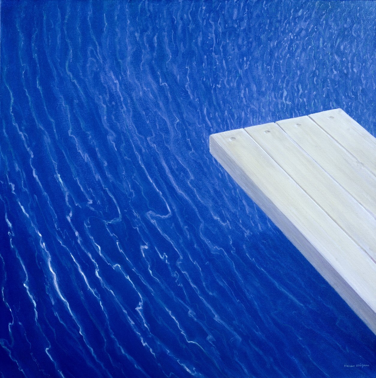 Duikplank, 2004 door Lincoln Seligman