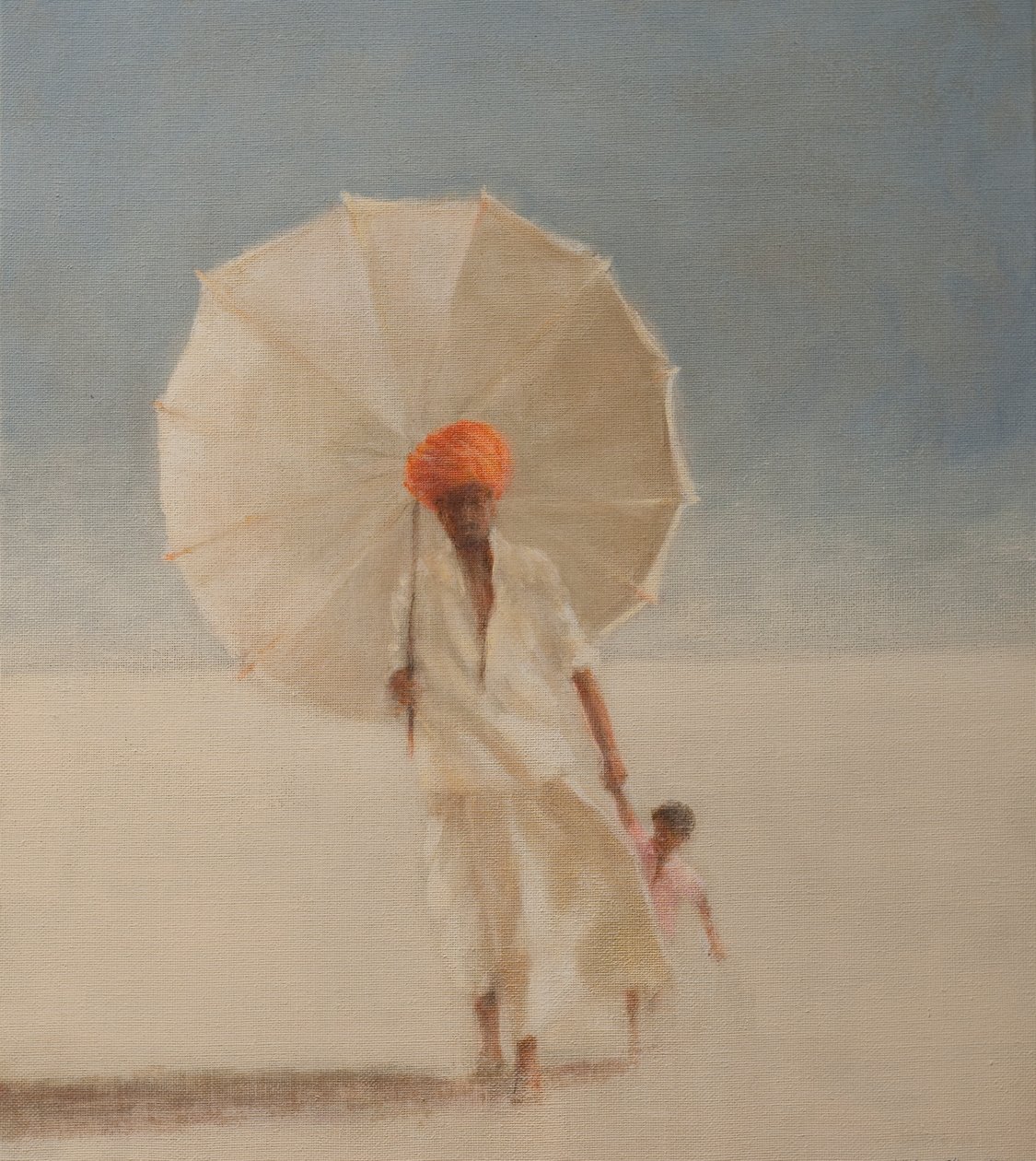 Man en kind I, 2010 door Lincoln Seligman