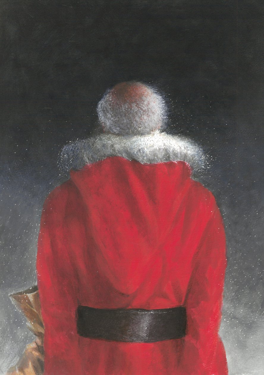 Man in Rode Jas (achteraanzicht), 2004 door Lincoln Seligman