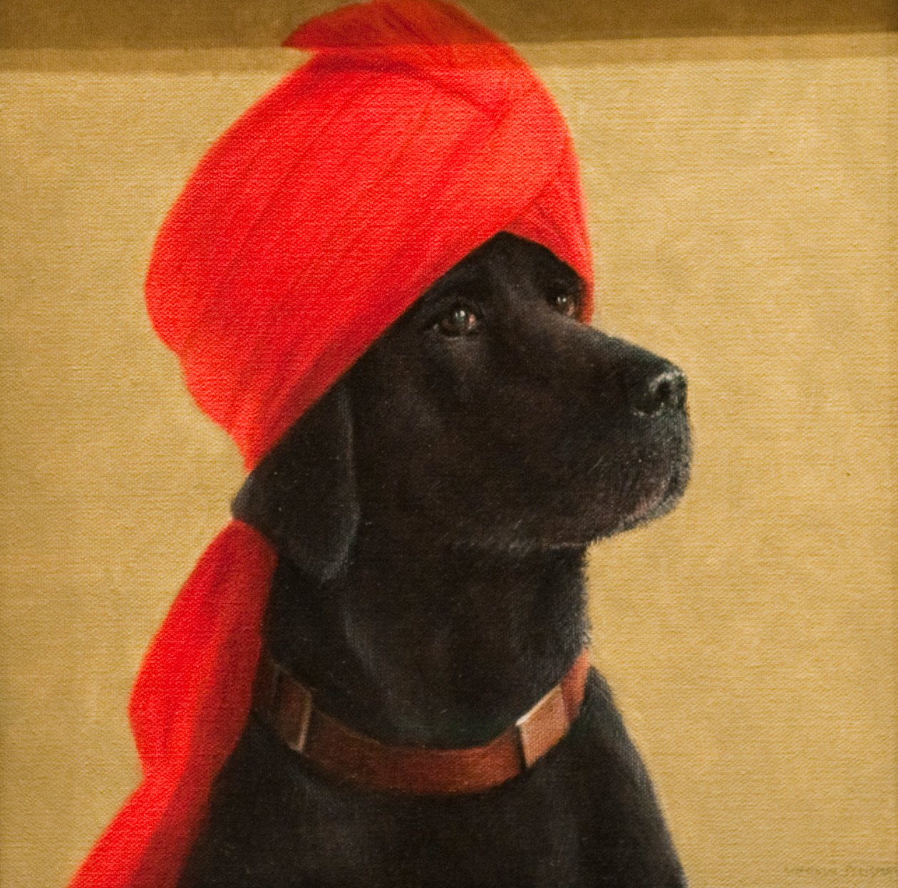 Peinzende Maharaja, 2010 door Lincoln Seligman