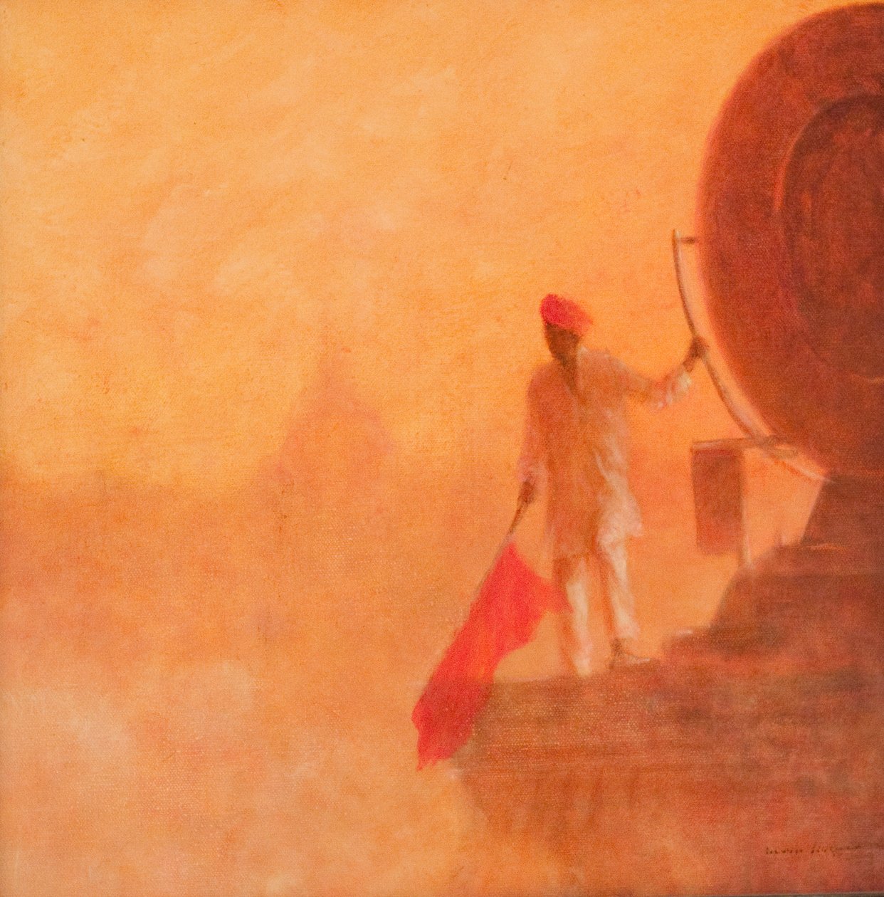 Spoorwegvlagman, Agra door Lincoln Seligman
