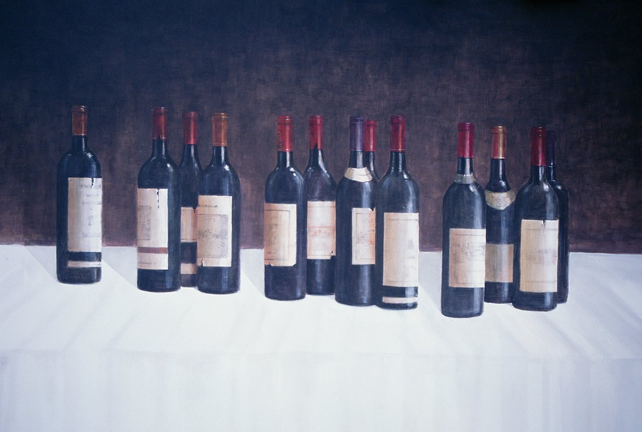 Wijnlandschap, Rood, 2003 door Lincoln Seligman