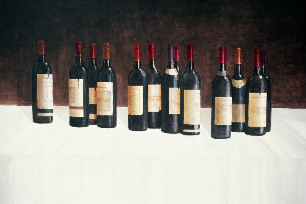 Wijnlandschap, Rood, 2003 door Lincoln Seligman