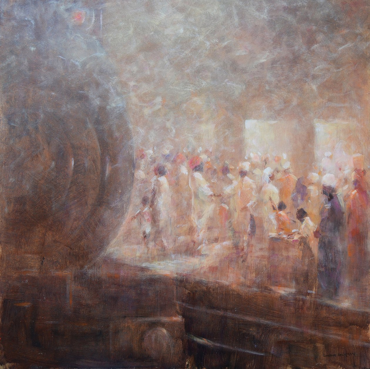 Deoghar om middernacht door Lincoln Seligman