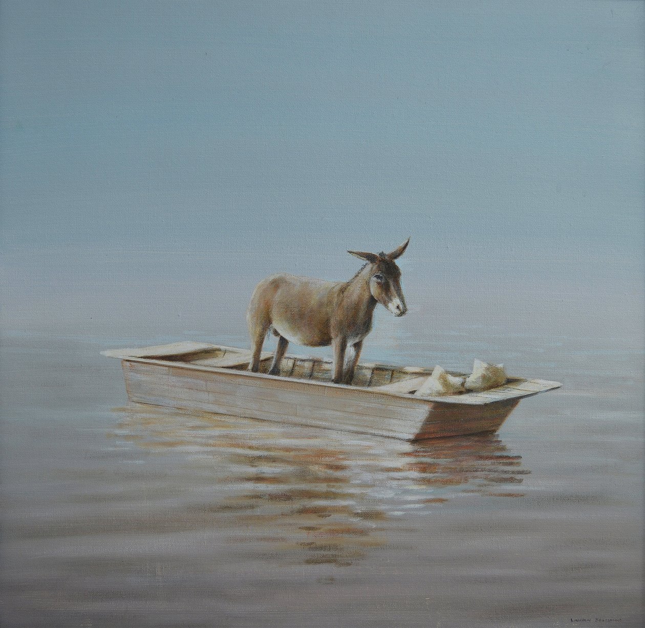 Ezel aan de Rivier door Lincoln Seligman