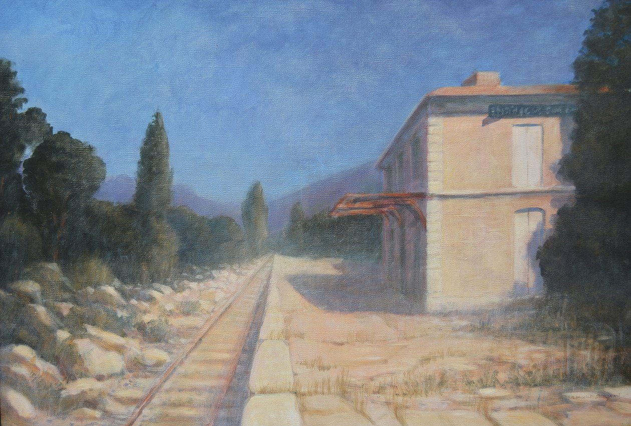 Station Entraigues, Provence door Lincoln Seligman