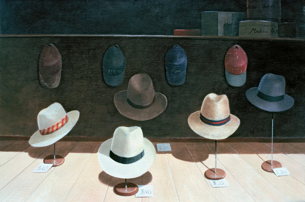 Hoedenwinkel, 1990 door Lincoln Seligman