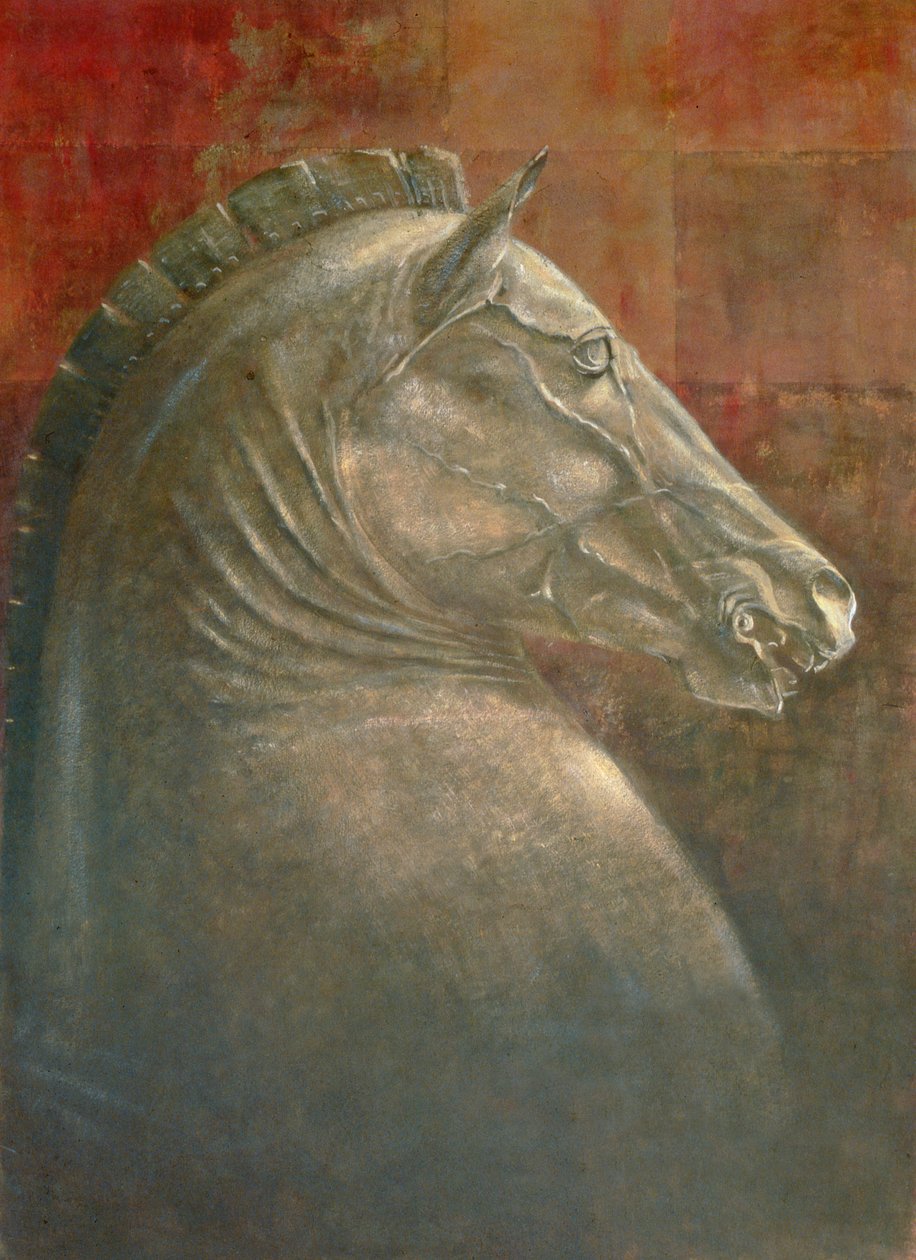 Paardenhoofd, 1990 door Lincoln Seligman