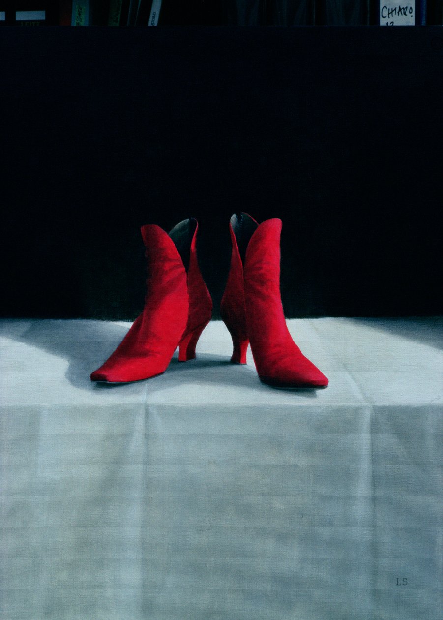 Rode Laarzen, 1995 door Lincoln Seligman