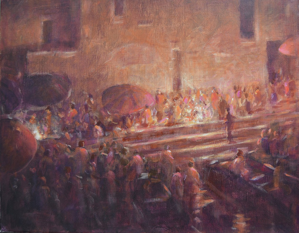 Varanasi trappen 