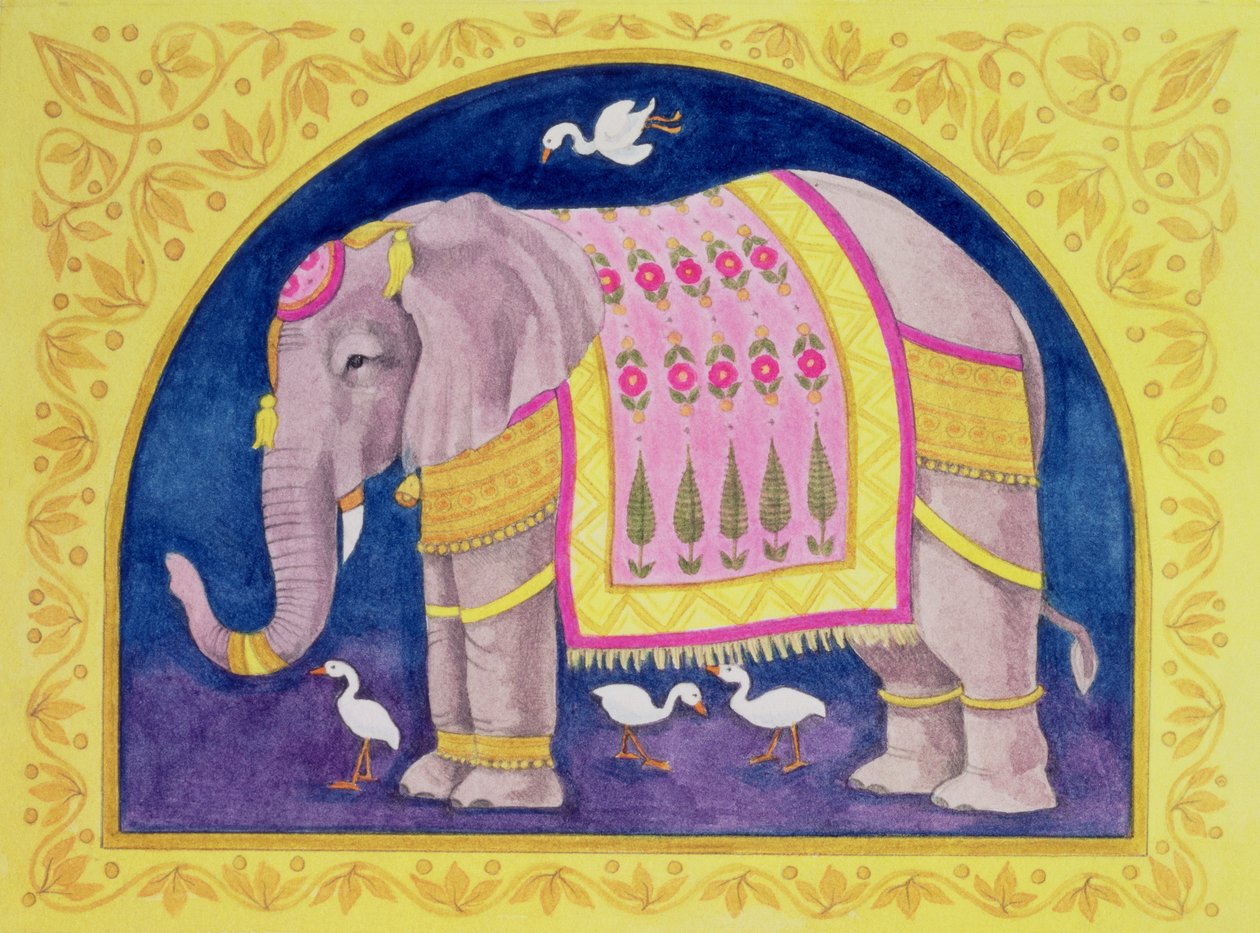 Indiase Olifant door Linda Benton