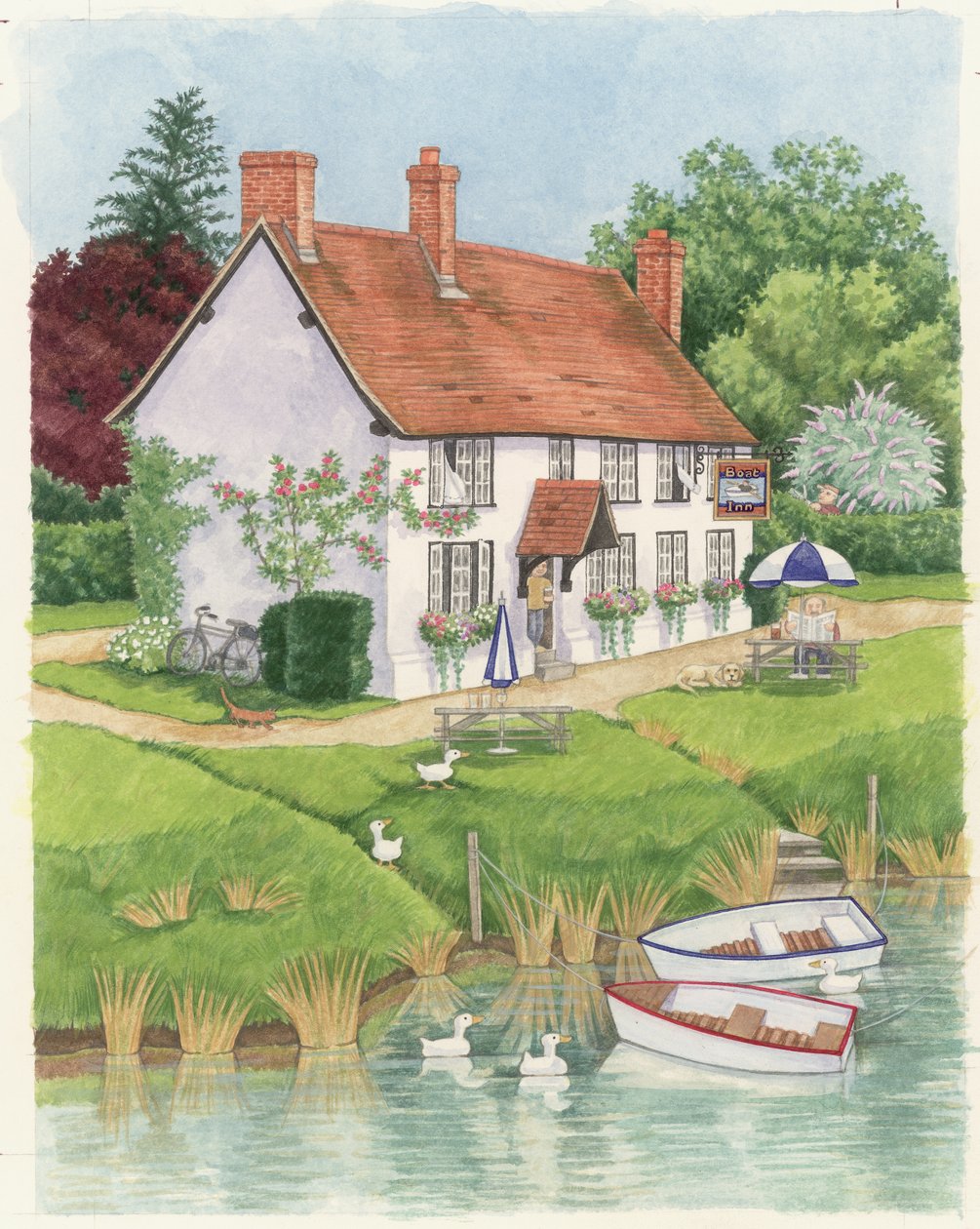 De Boot Inn, 2003 door Linda Benton