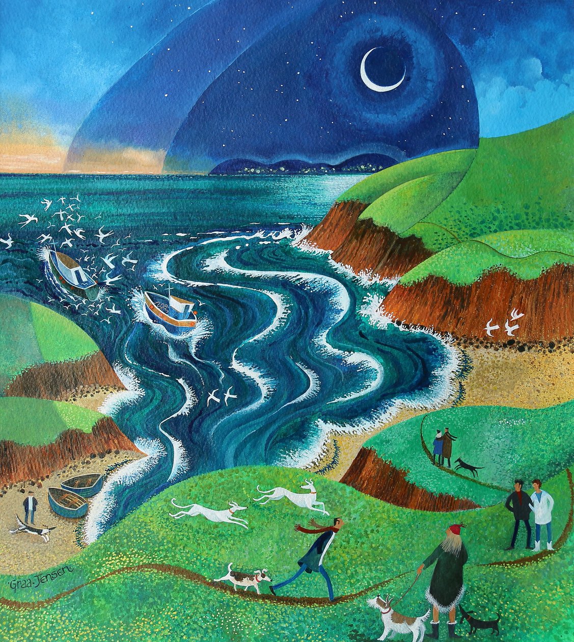 Avondzeebries, 2017 door Lisa Graa Jensen