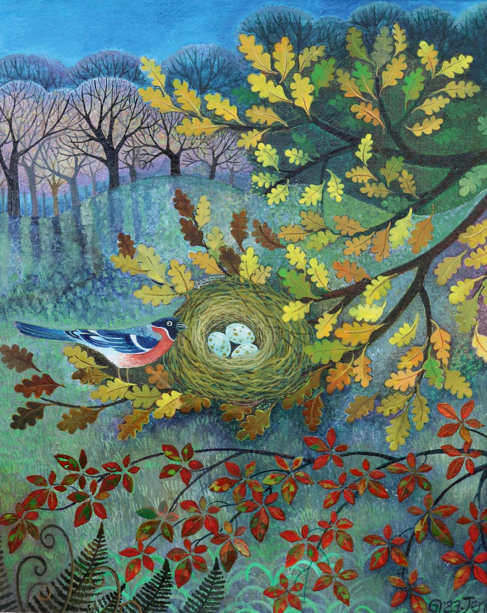 Goudvink door Lisa Graa Jensen