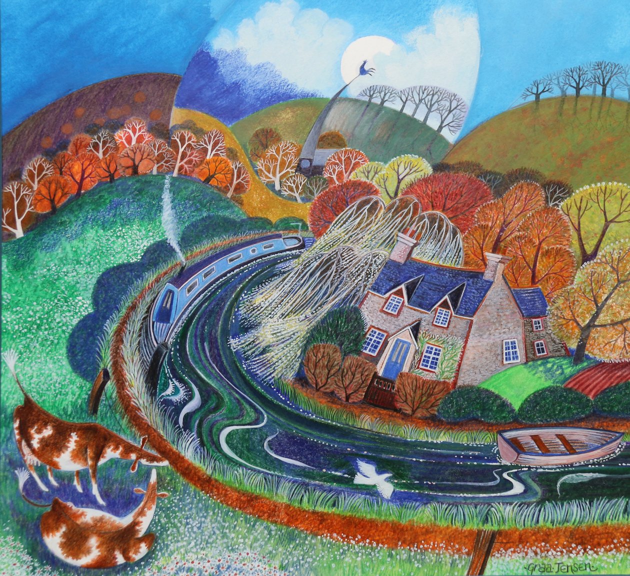 St. Catherines, rivier Wey, 2019 door Lisa Graa Jensen