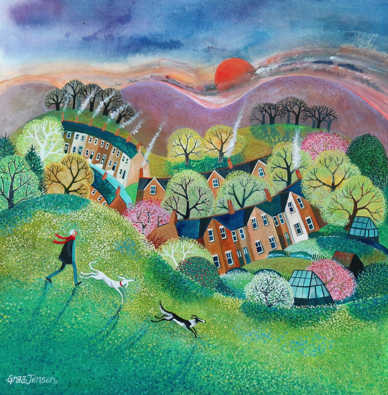 Op de berg door Lisa Graa Jensen