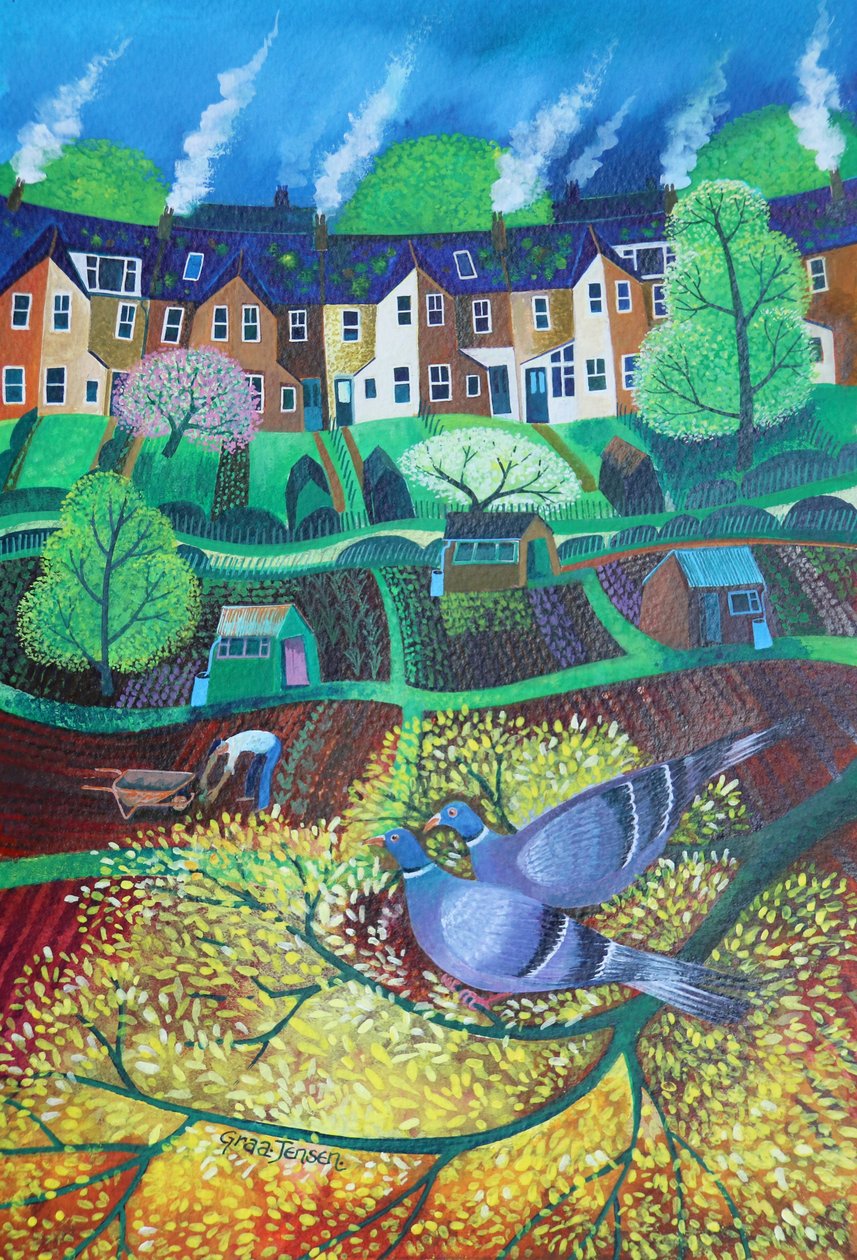 Wimbledon Park duiven, 2017 door Lisa Graa Jensen