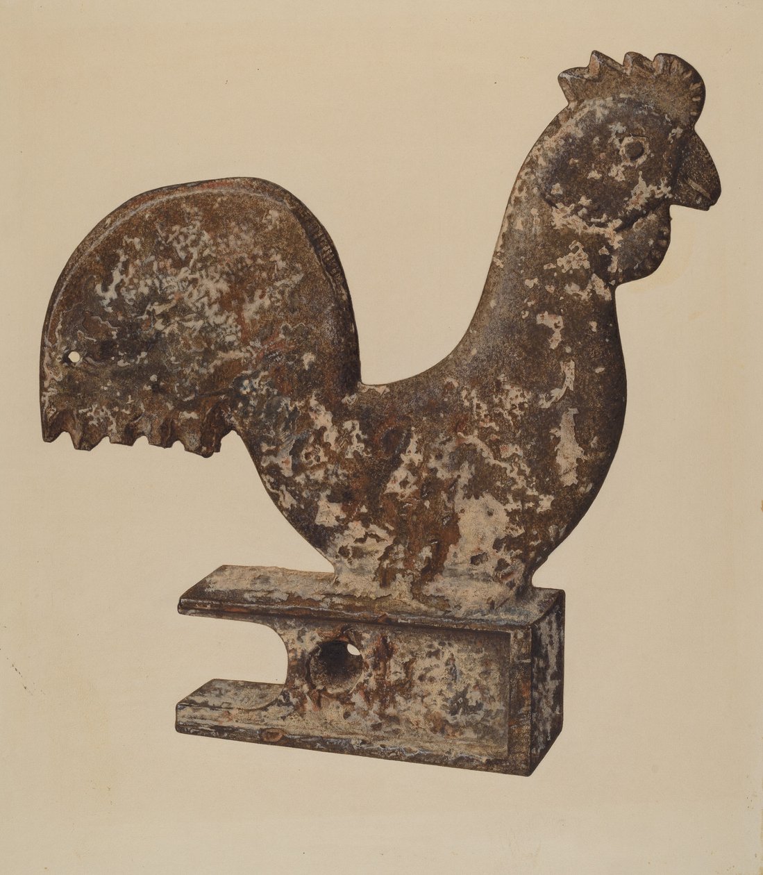 Contragewicht haan, 1938 door Lloyd Charles Lemcke
