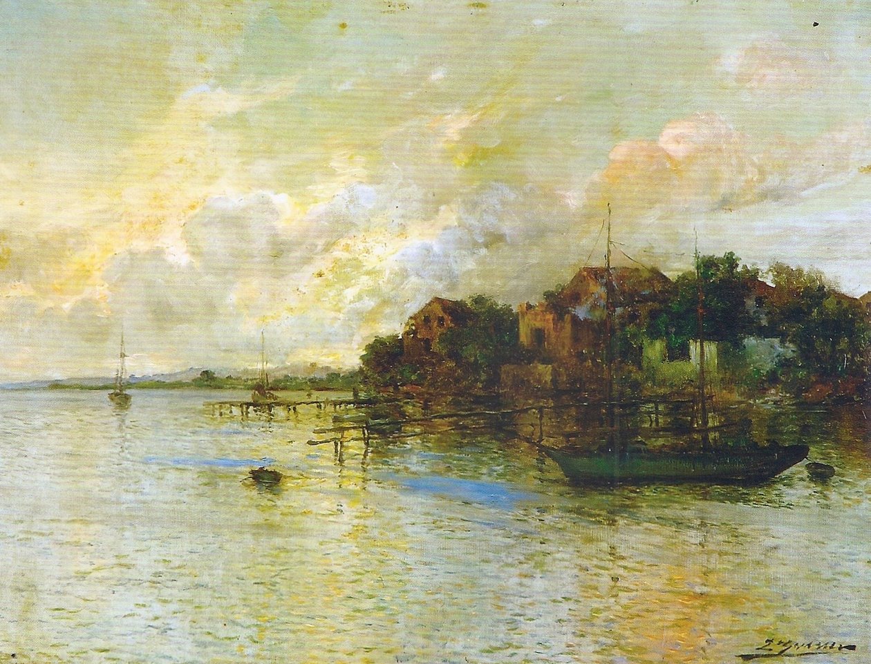 Landschap door Lluís Graner