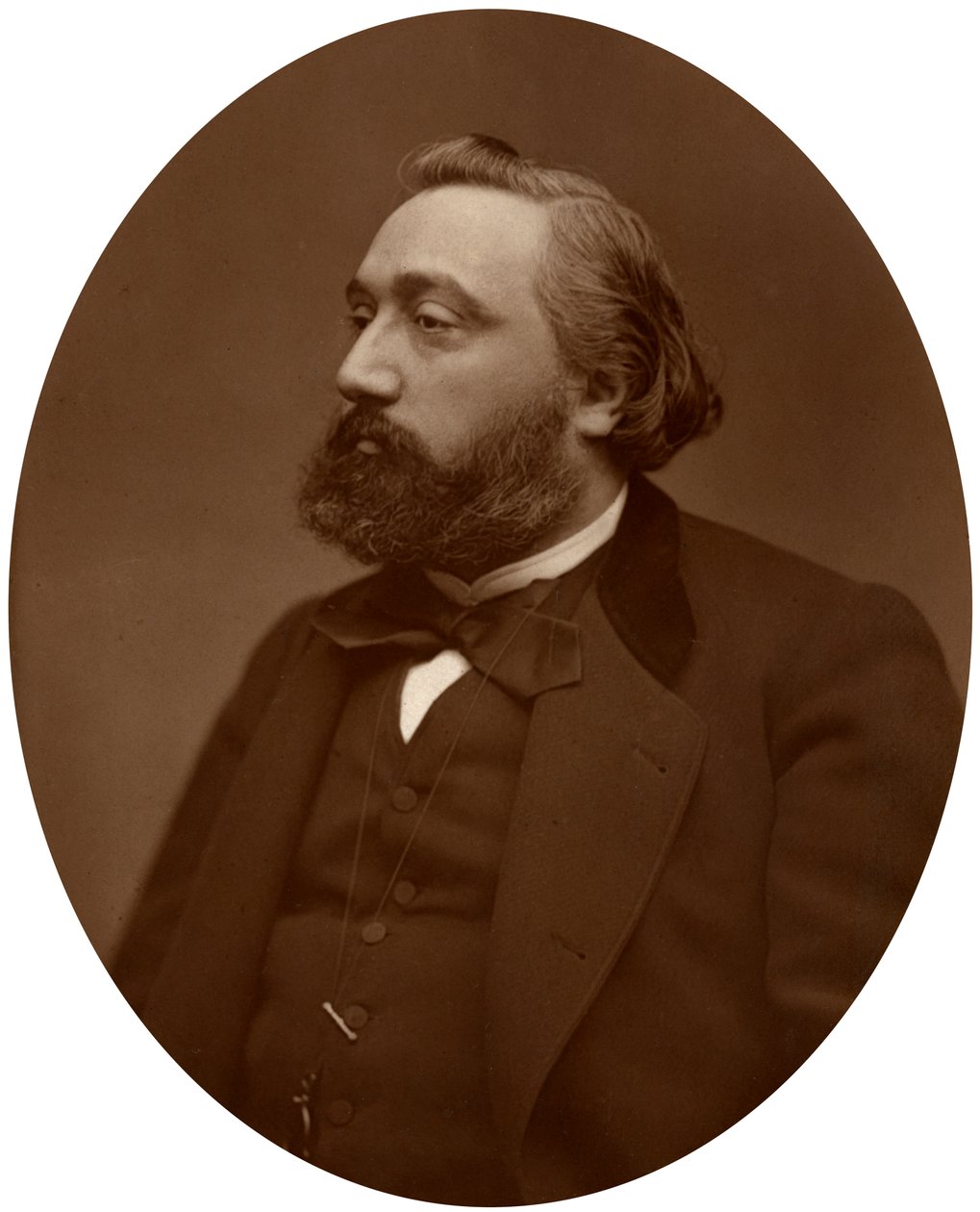 Léon Gambetta, Franse staatsman, 1882 door Lock and Whitfield
