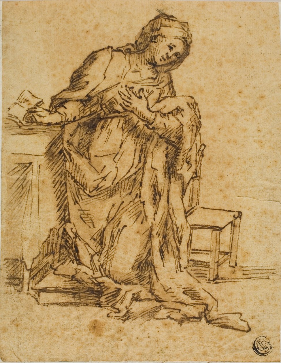 Maagd Annunciate door Lodovico Carracci