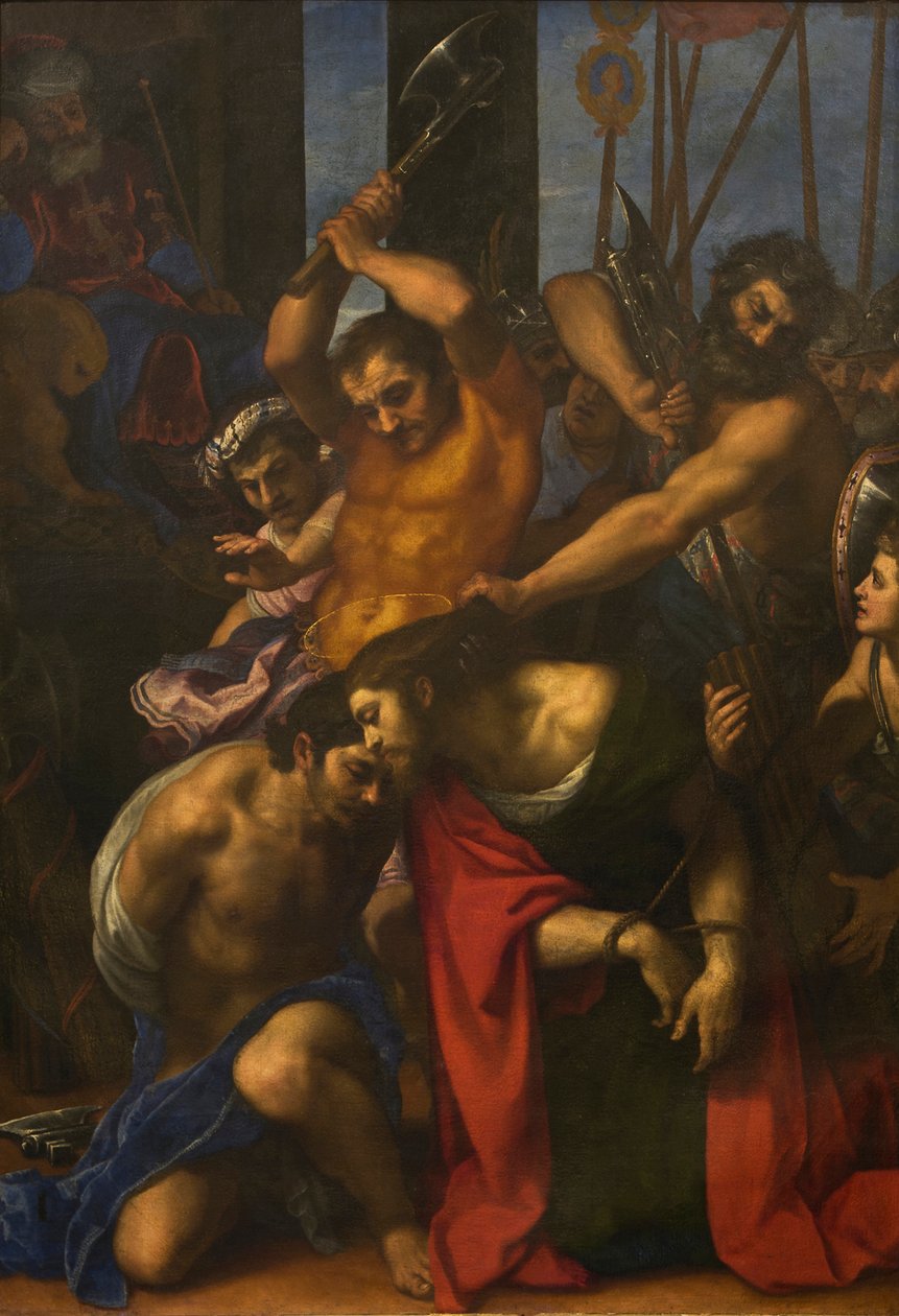 Martelaarschap van Sint Jacobus en Josiah, 1605 door Lodovico Cigoli