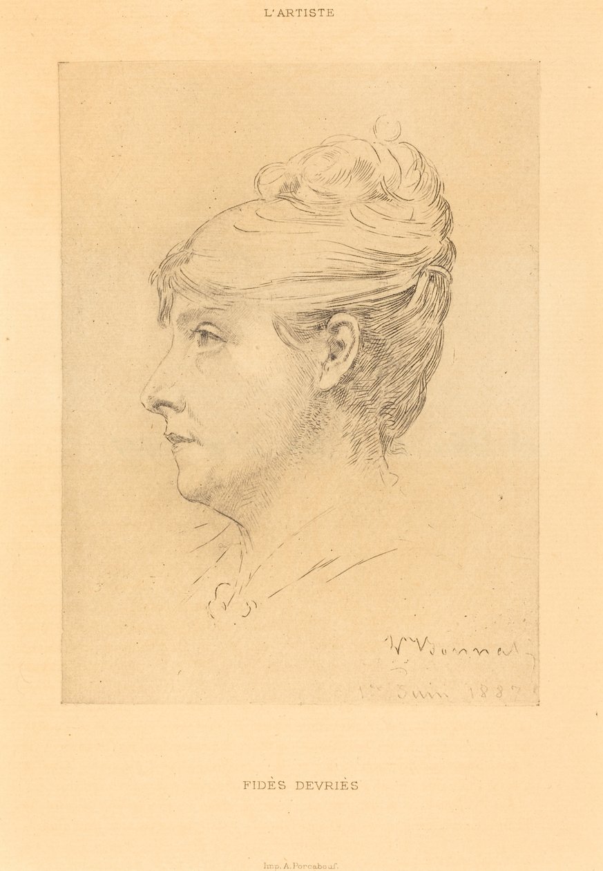Fidès Devriès door Léon Bonnat