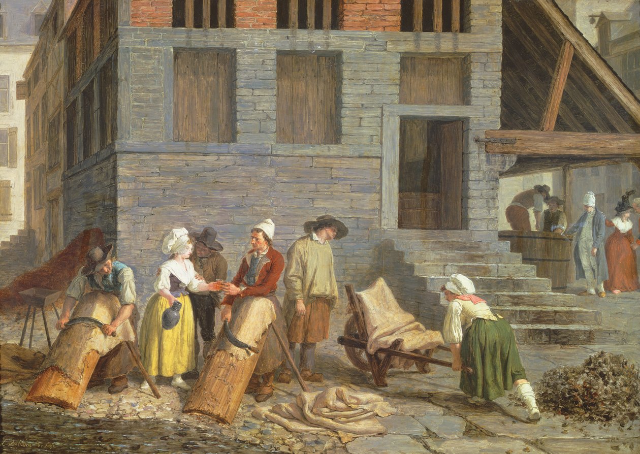 De Leerlooierij door Léonard Defrance