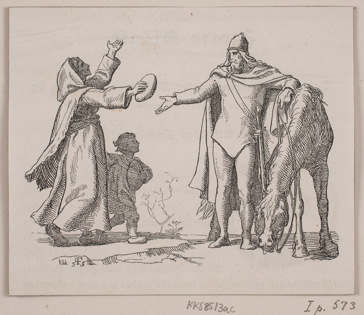 Illustratie voor "Mellemriget og opløsningstilstanden" door Lorenz Frølich