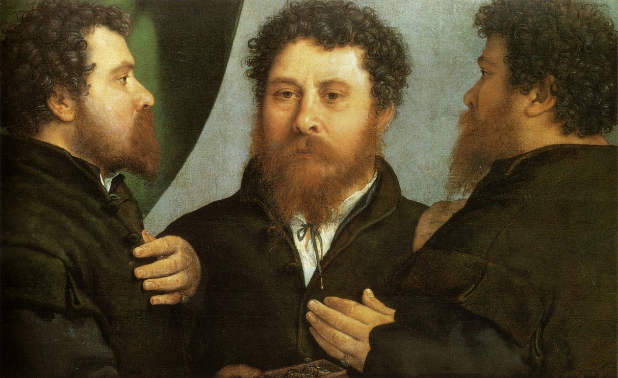 Goudsmid gezien vanuit drie zijden door Lorenzo Lotto