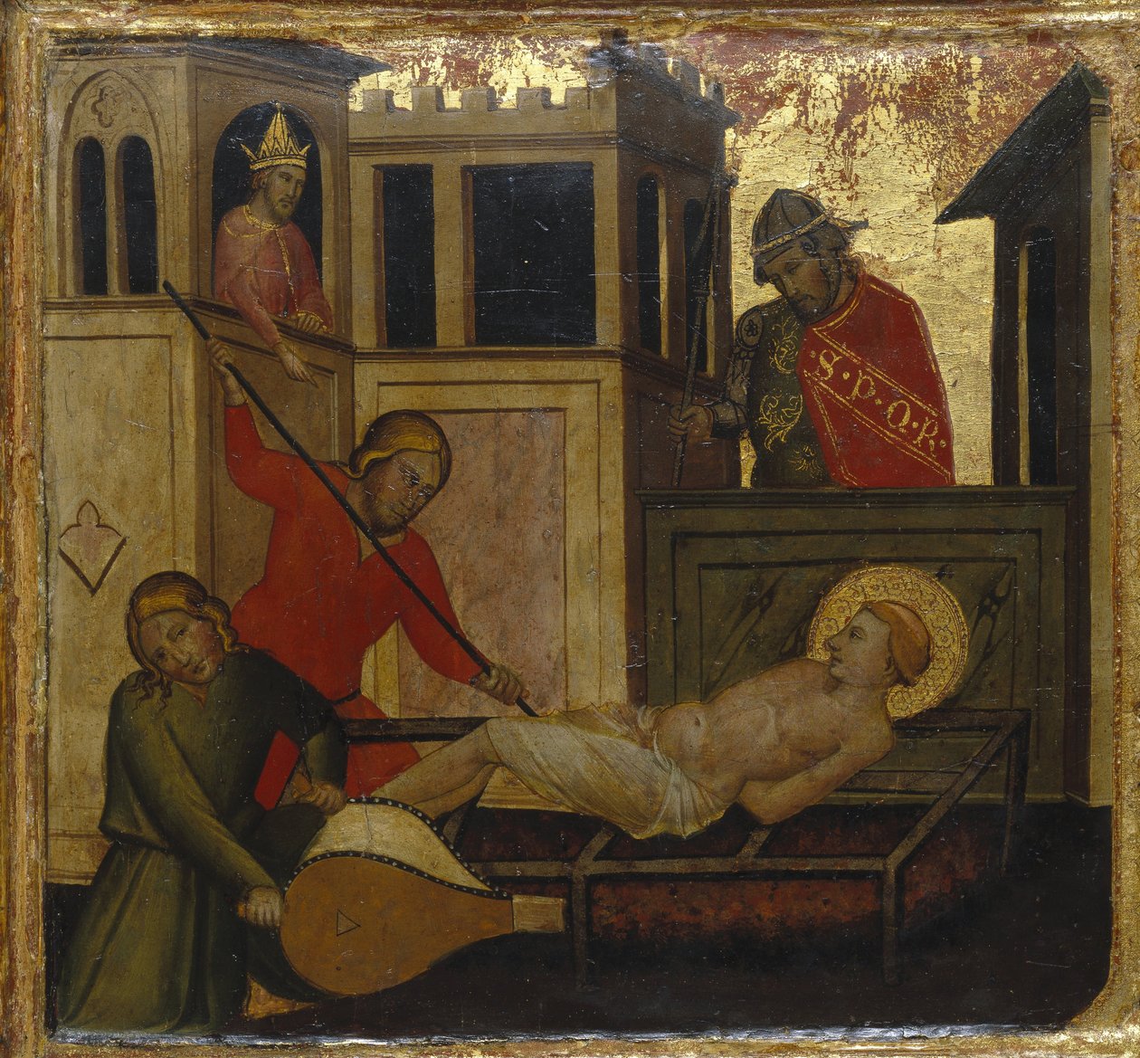 Het Martelaarschap van Sint Laurentius door Lorenzo di Niccolò