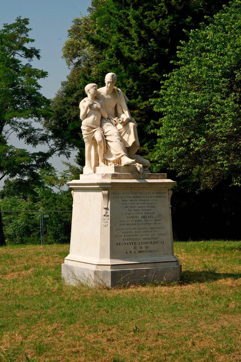 Monument voor Nicola Demidoff, 1846 door Lorenzo Bartolini