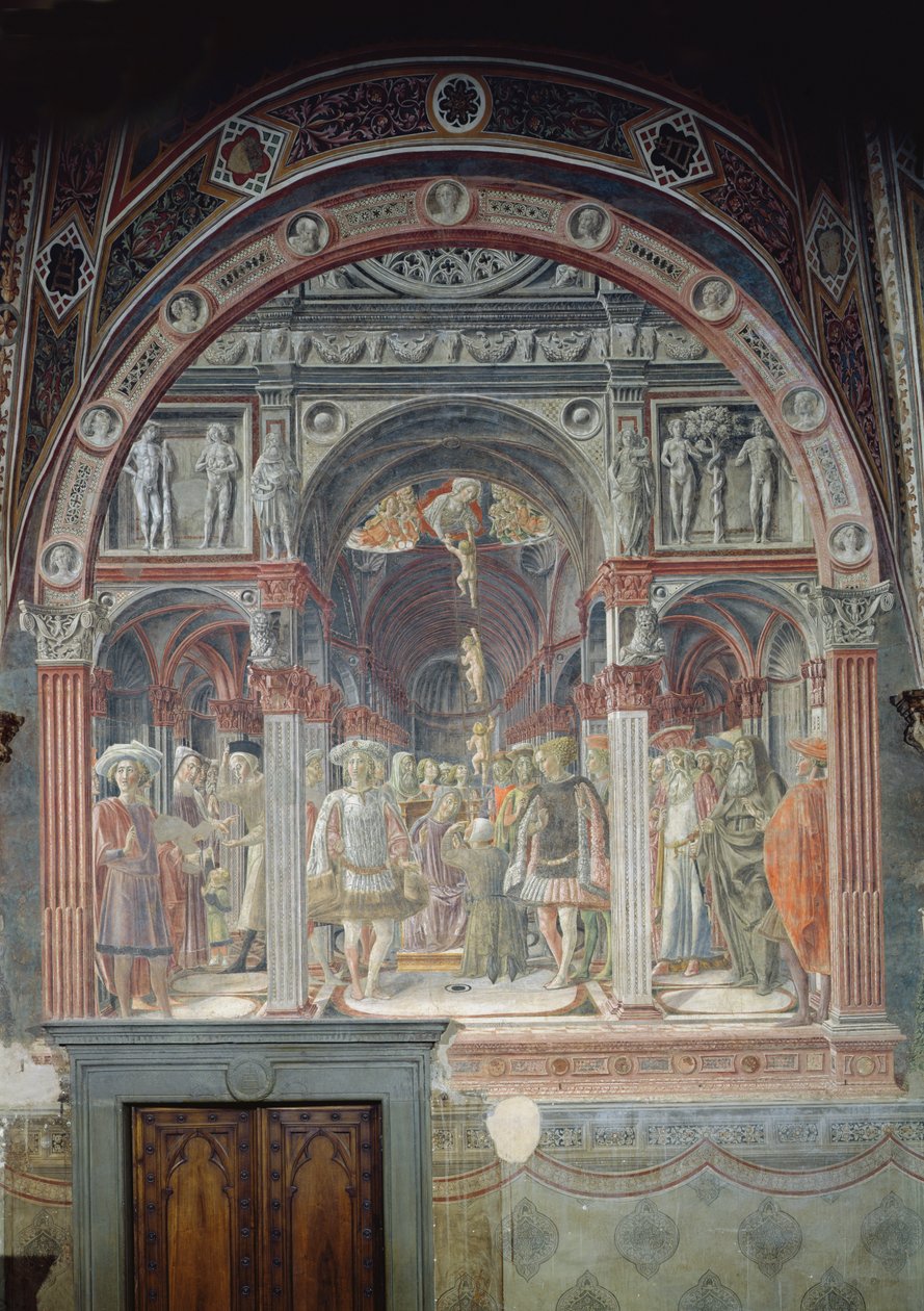 De trap naar de hemel, 1441 door Lorenzo di Pietro Vecchietta