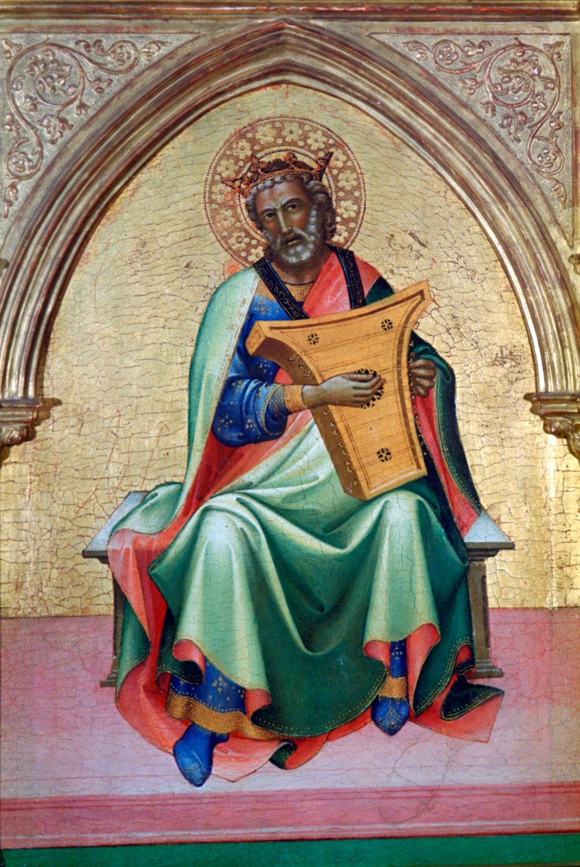 David, ca. 1410 door Lorenzo Monaco