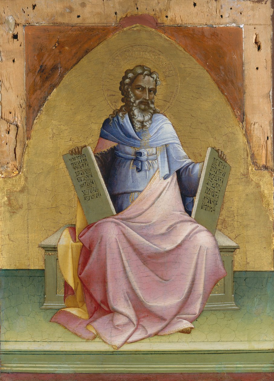 Mozes, ca. 1408-10 door Lorenzo Monaco