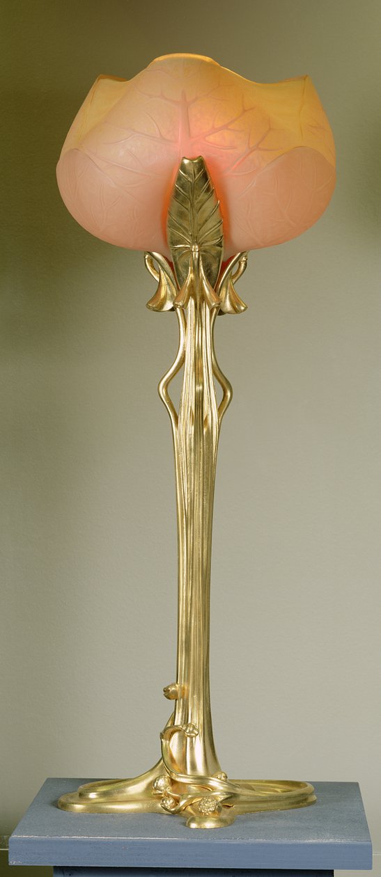 Tafellamp, ca. 1902-04 door Louis Majorelle