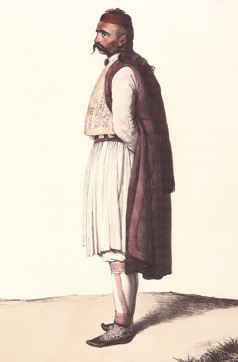 Souliote in Corfu door Louis Dupré