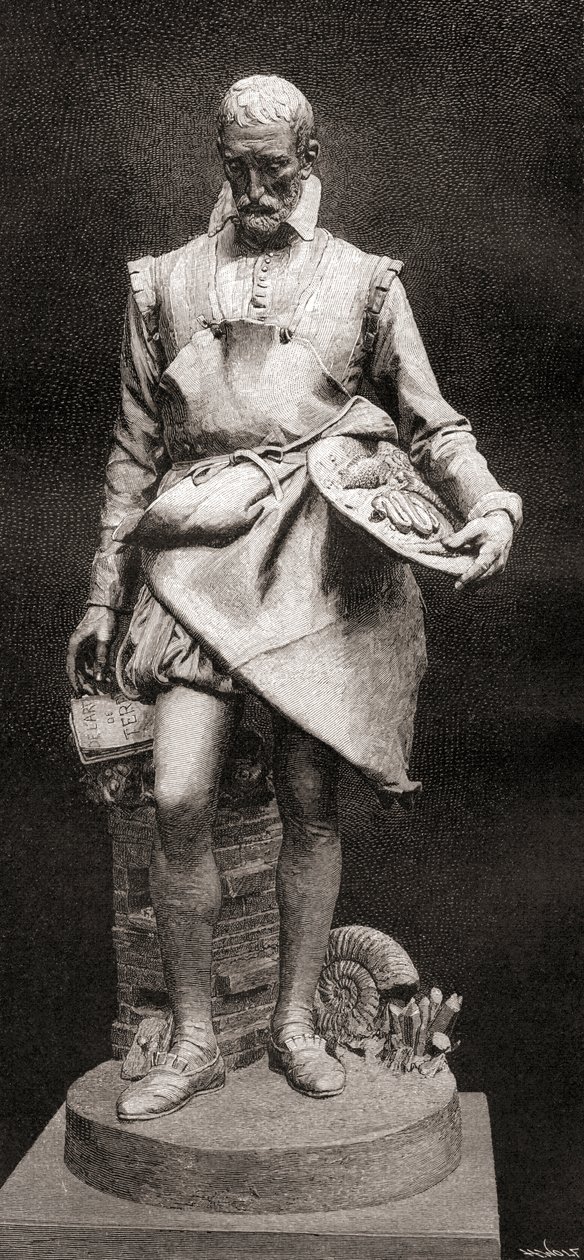 Bernard Palissy, uit The Century Magazine, gepubliceerd in 1887 door Louis Ernest Barrias